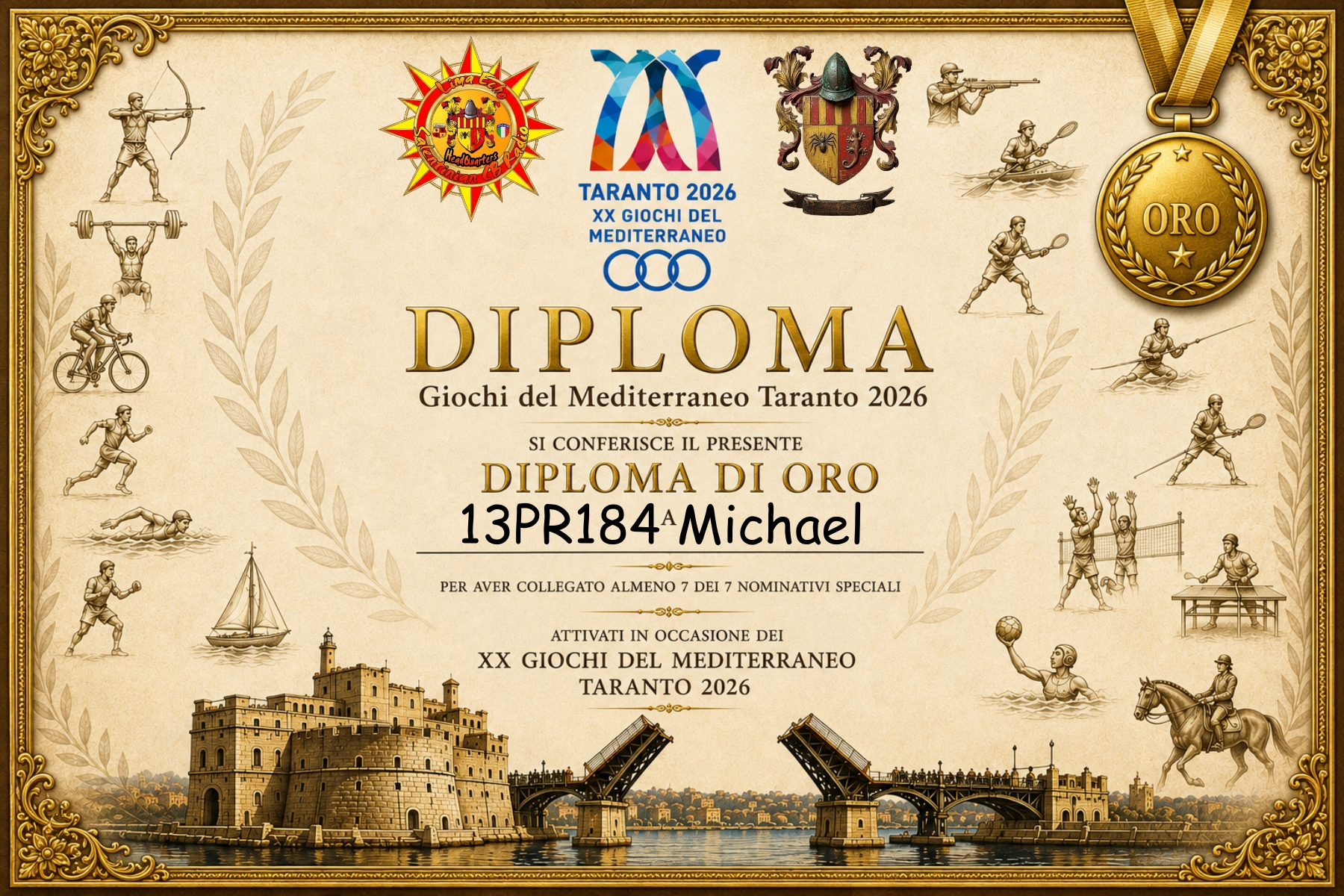 eQSL 13PR184 Michael